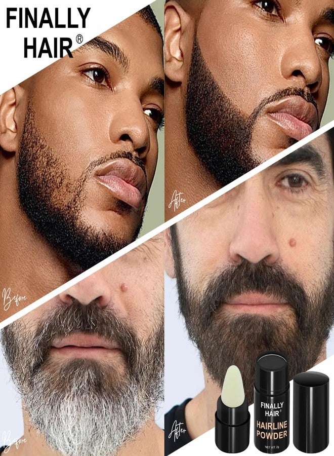 Finally Hair Compact Size Finally Hair Hairline Powder, Root Touch Up. Gray Away, Color Your Part, Fill In Your Beard, Make Beautiful Eyebrows (Light Brown) - Image 5